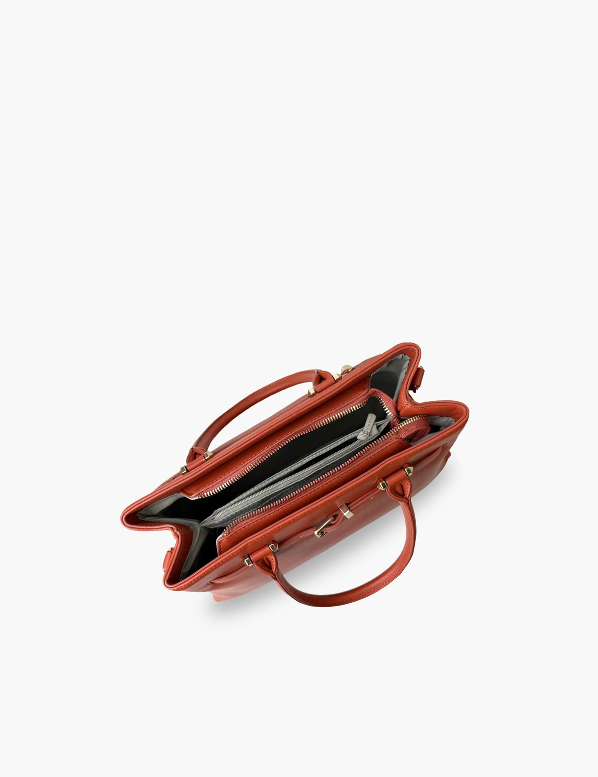 Sac à main Ocelia — Terracotta, vue intérieure