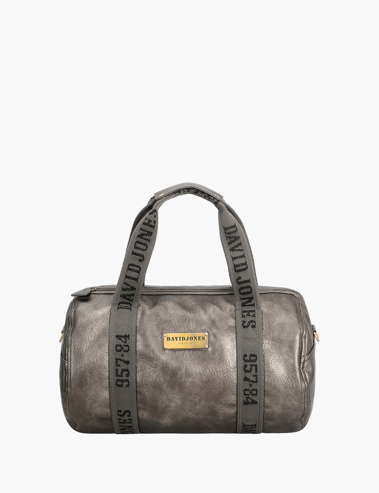Sac week-end D.Jones — Dark Silver, vue trois-quarts