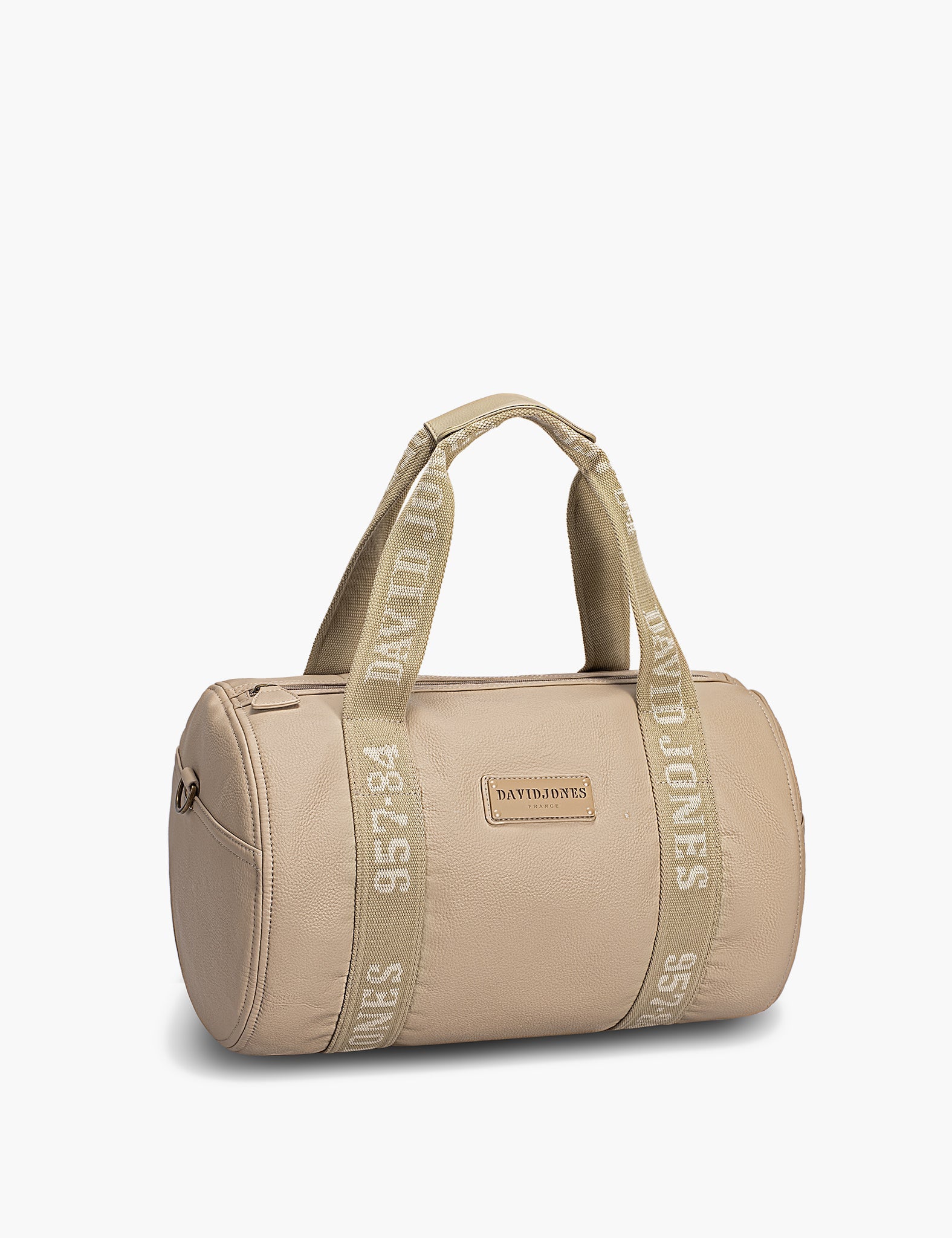 Sac week-end D.Jones — Taos Taupe, vue trois-quarts