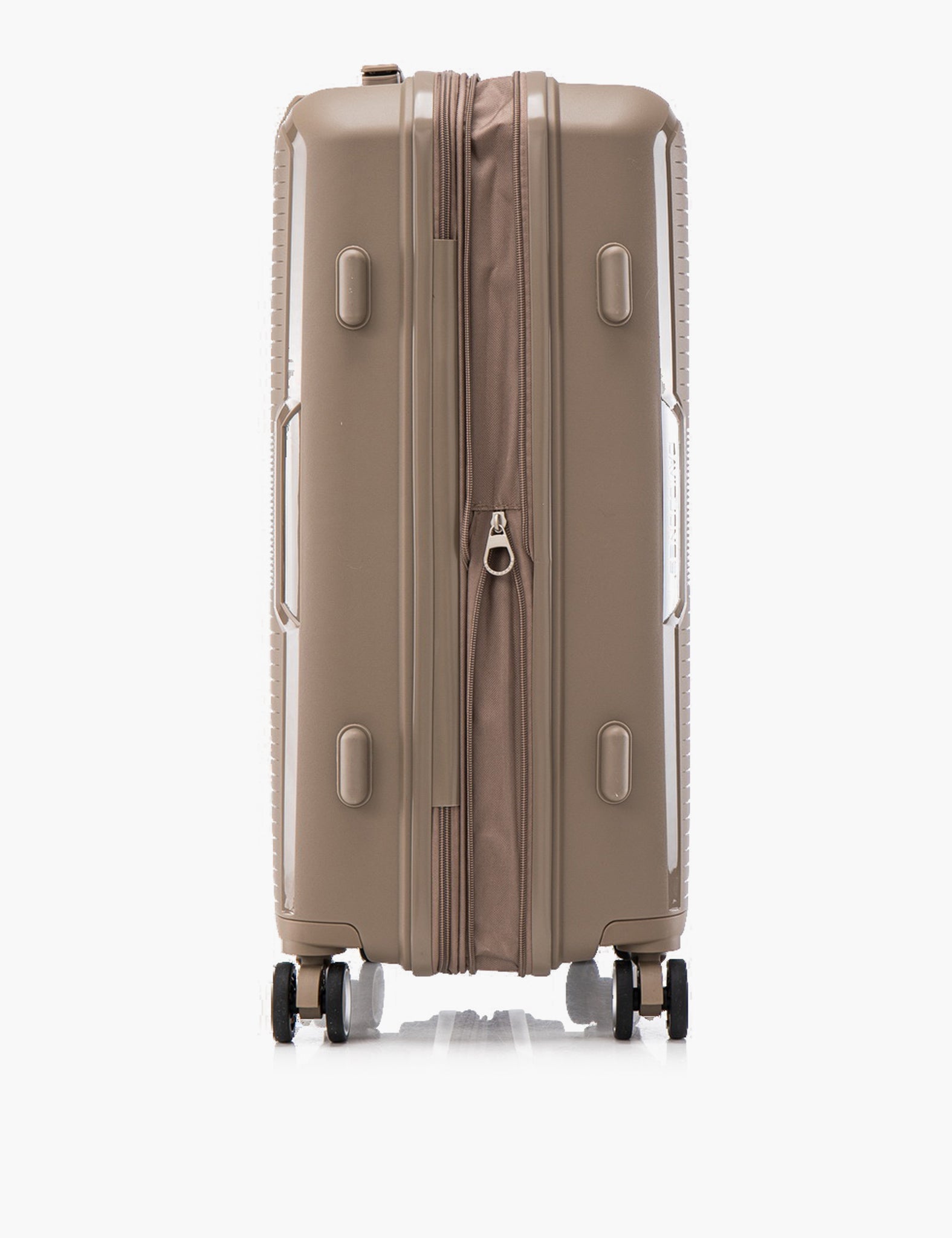 Valise Kira — Beige, vue trois-quarts