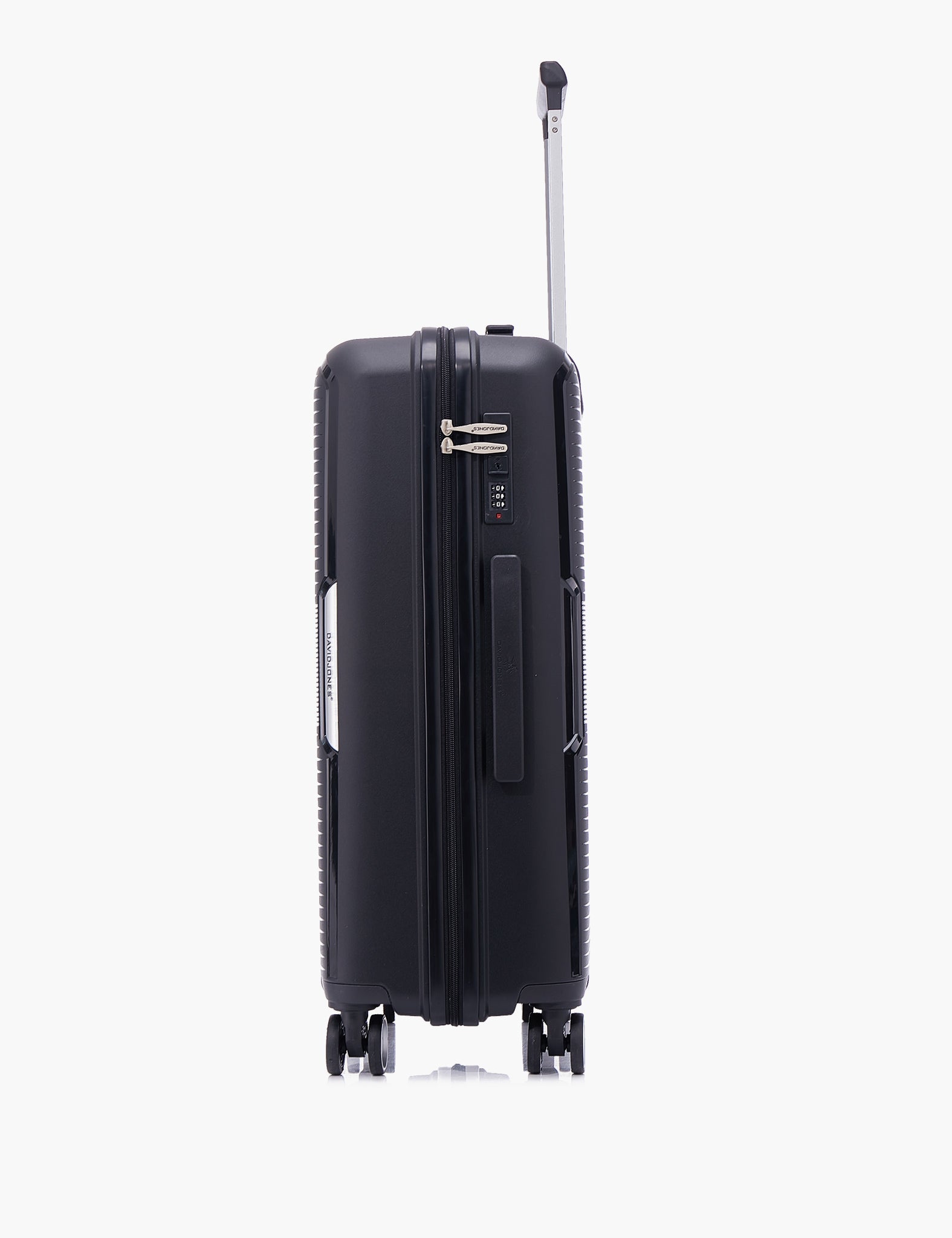 Valise Kira — Black, vue de profil
