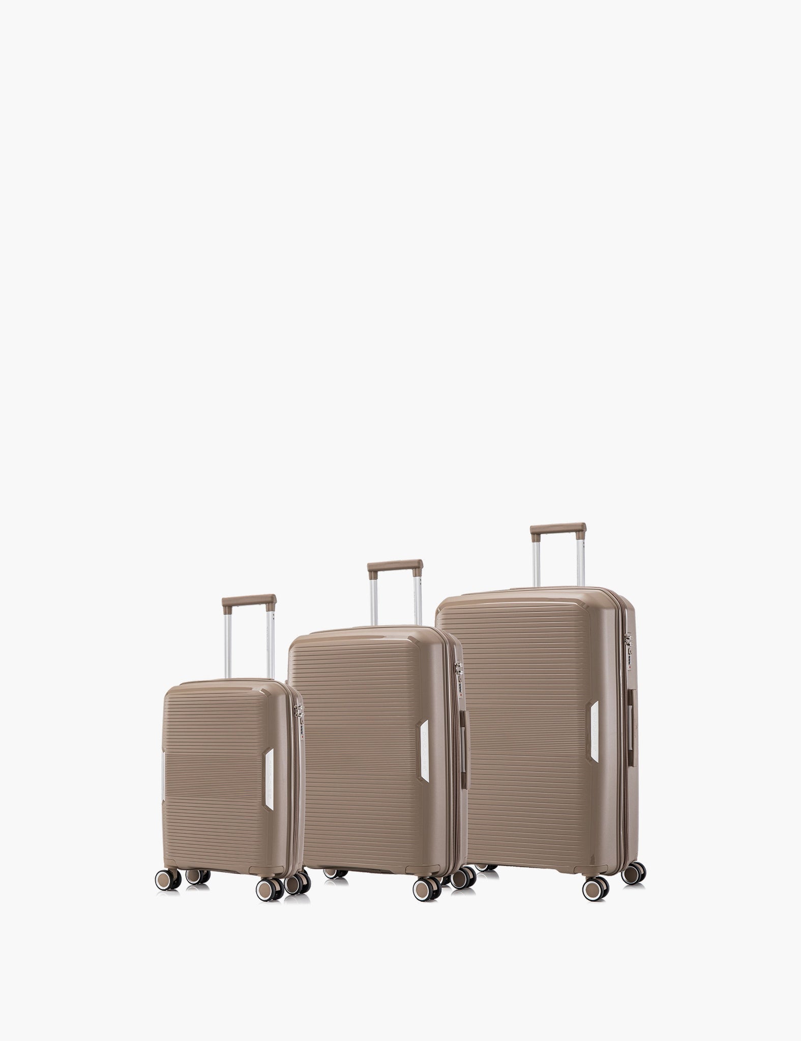 Valise Kira — Beige, le set complet